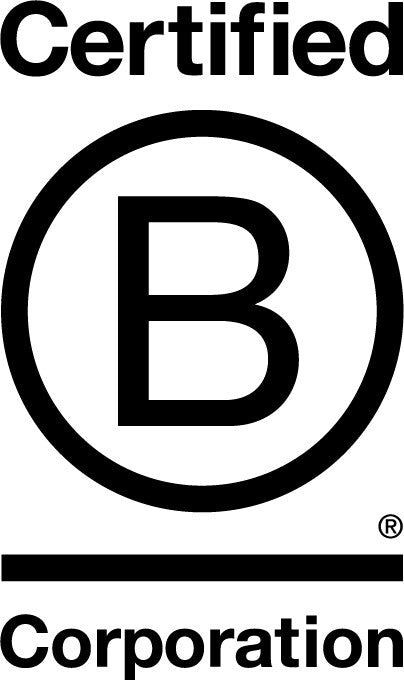 B Corporation certified logo.